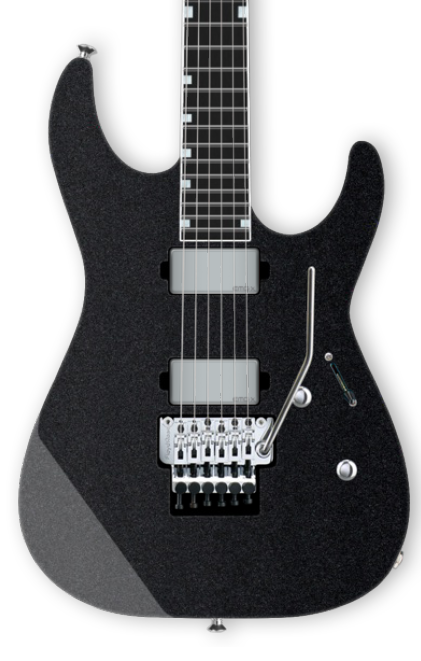 ESP USA Custom M II NTB FR CH Sapphire Black Metallic Elektro Gitar ESP USA Custom M II NTB FR CH Sapphire Black Metallic Elektro Gitar