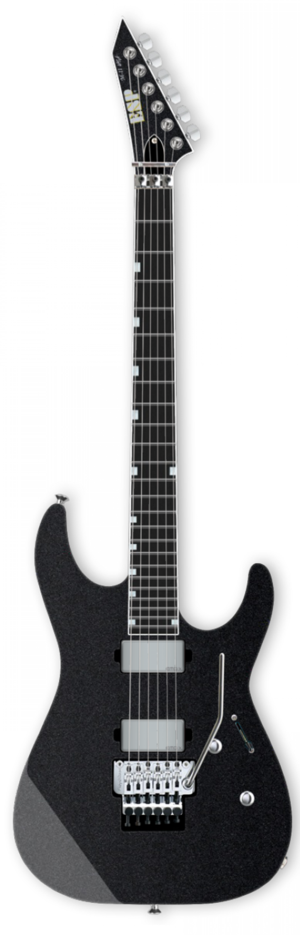 ESP USA Custom M II NTB FR CH Sapphire Black Metallic Elektro Gitar