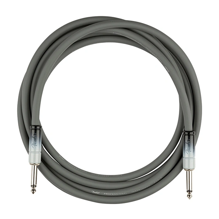 Fender Ombré Düz/Düz Uçlu 3M Silver Smoke Enstrüman Kablosu Fender Ombré Düz/Düz Uçlu 3M Silver Smoke Enstrüman Kablosu