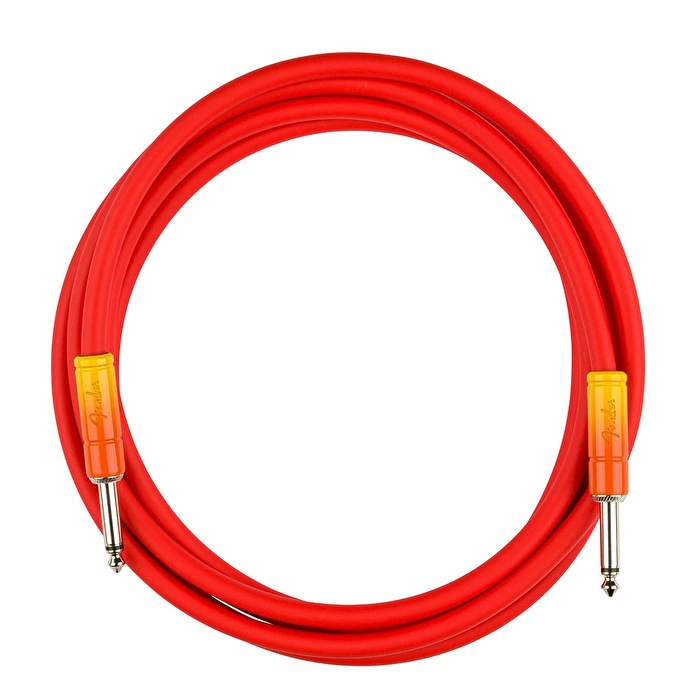 Fender Ombré Düz/Düz Uçlu 3m Tequila Sunrise Enstrüman Kablosu Fender Ombré Düz/Düz Uçlu 3m Tequila Sunrise Enstrüman Kablosu