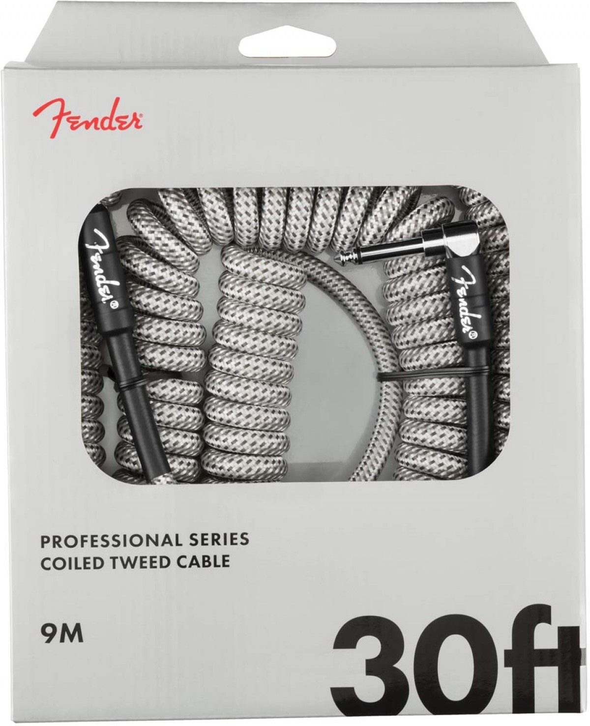 Fender Professional Coil Cable 9M Beyaz Tweed Enstrüman Kablosu Fender Professional Coil Cable 9M Beyaz Tweed Enstrüman Kablosu