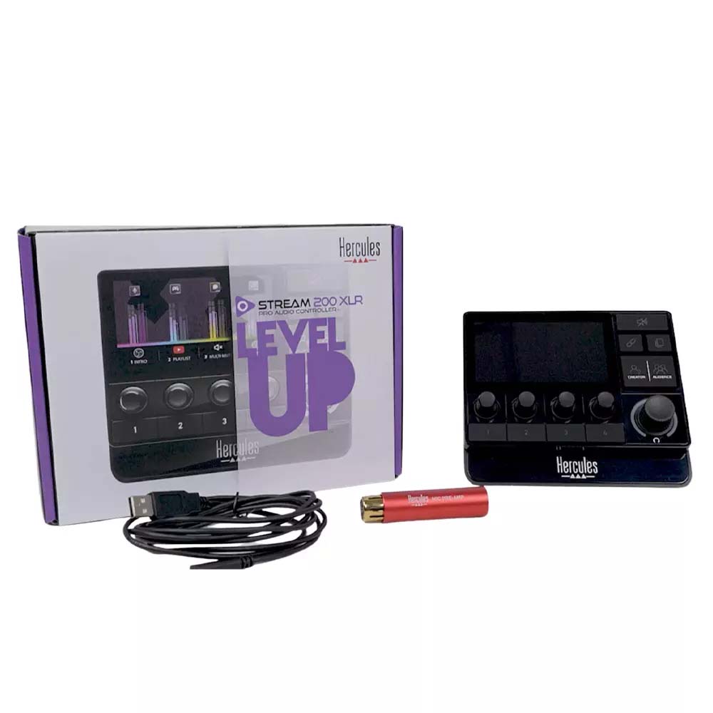 Hercules Dj STREAM200 XLR Canlı Yayın Mikseri Hercules Dj STREAM200 XLR Canlı Yayın Mikseri