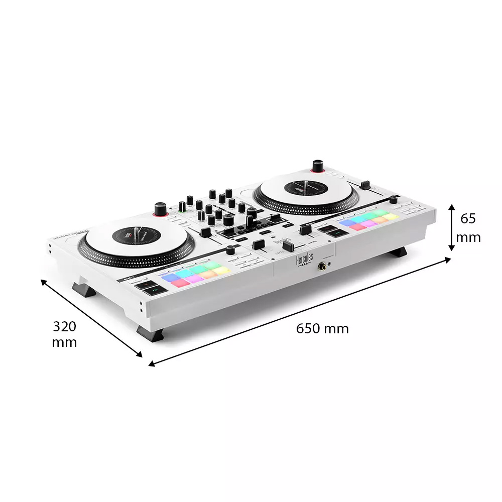 Hercules Inpulse T7 WW Beyaz DJ Controller Hercules Inpulse T7 WW Beyaz DJ Controller