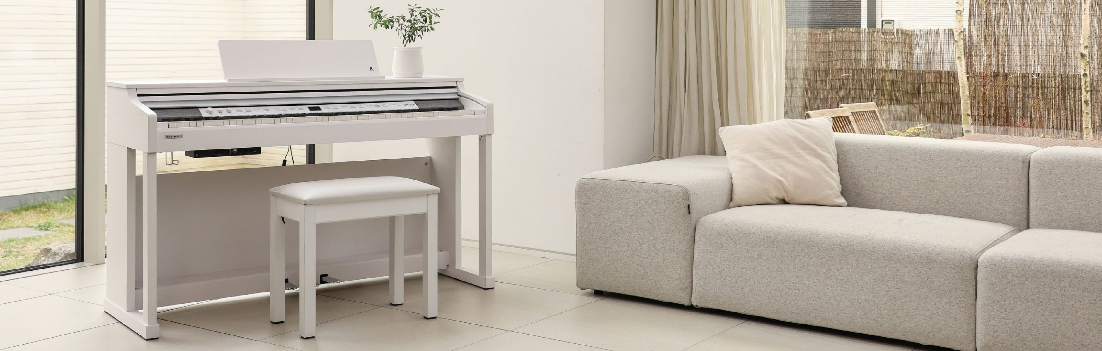 Kurzweil CUP P1 Mat Beyaz Dijital Piyano Kurzweil CUP P1 Mat Beyaz Dijital Piyano