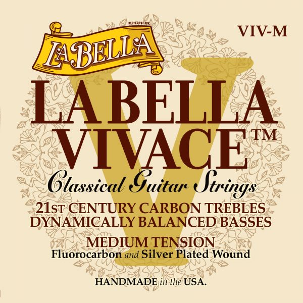 La Bella Vivace Karbon Naylon Medium Tension Klasik Gitar Teli La Bella Vivace Karbon Naylon Medium Tension Klasik Gitar Teli