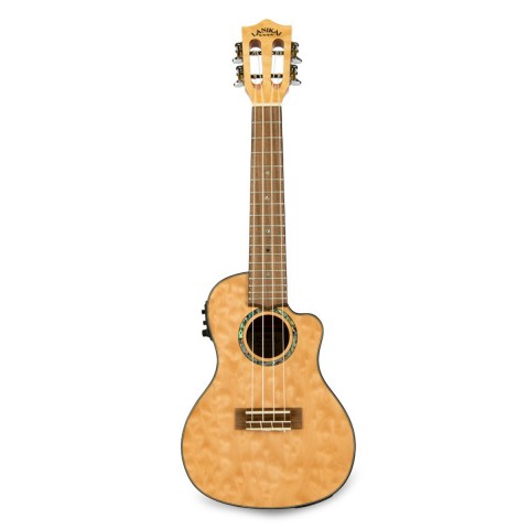 Lanikai QM-NACEC Quilted Maple Concert Preamp Elektro Ukulele Lanikai QM-NACEC Quilted Maple Concert Preamp Elektro Ukulele