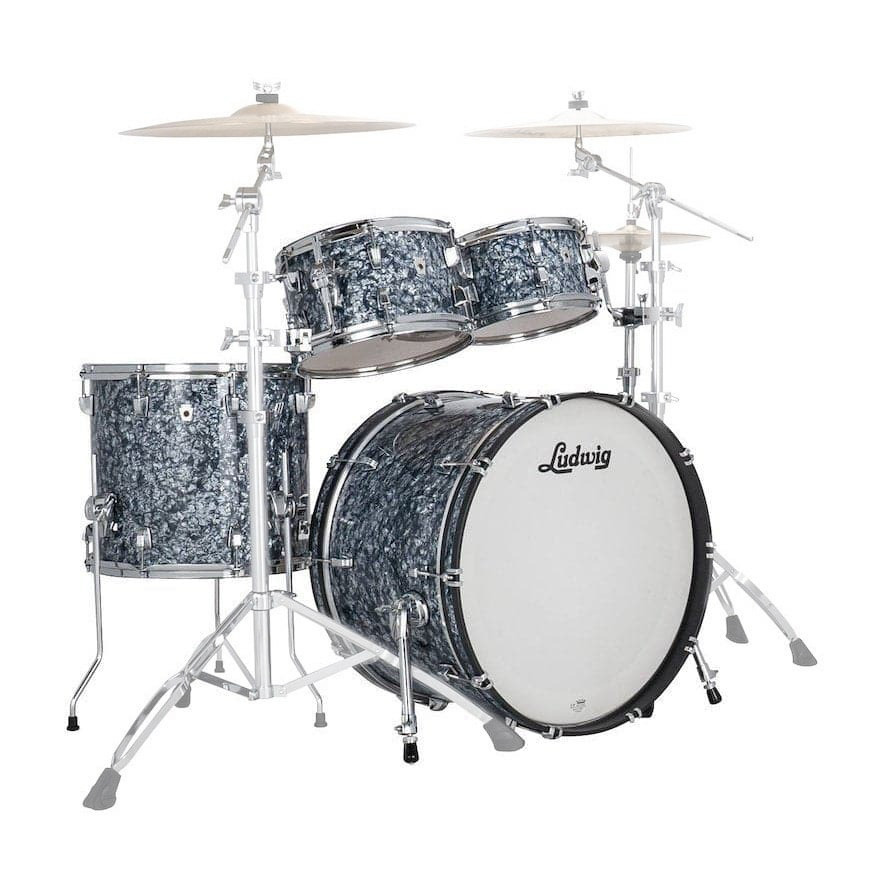 Ludwig Neusonic Downbeat Steel Blue Pearl Shell Pack Davul Seti Ludwig Neusonic Downbeat Steel Blue Pearl Shell Pack Davul Seti