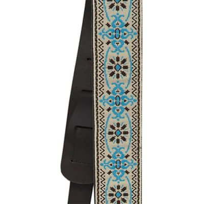 Martin 18A0084 Retro Jacquard Blue Vintage Gitar Askısı Martin 18A0084 Retro Jacquard Blue Vintage Gitar Askısı