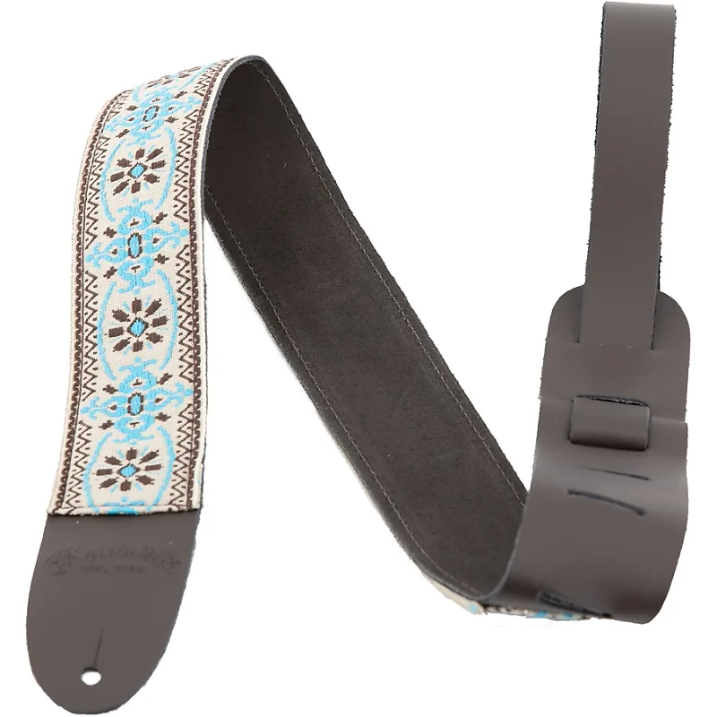 Martin 18A0084 Retro Jacquard Blue Vintage Gitar Askısı Martin 18A0084 Retro Jacquard Blue Vintage Gitar Askısı
