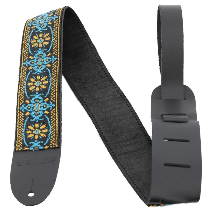 Martin 18A0085 Retro Jacquard Yellow Vintage Gitar Askısı Martin 18A0085 Retro Jacquard Yellow Vintage Gitar Askısı