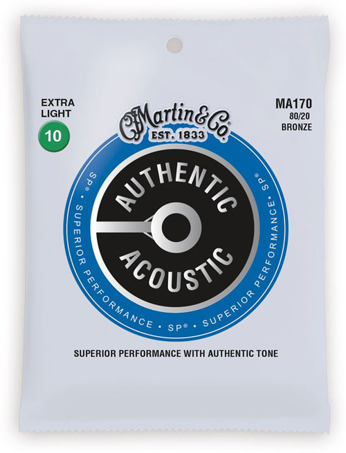 Martin MA170 Authentic 80/20 Extra Light Akustik Gitar Teli (10-47) Martin MA170 Authentic 80/20 Extra Light Akustik Gitar Teli (10-47)
