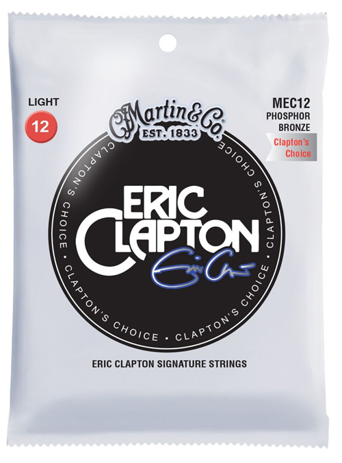 Martin MEC12 Eric Clapton's Choice Phosphor Bronze Akustik Gitar Teli (12-54)