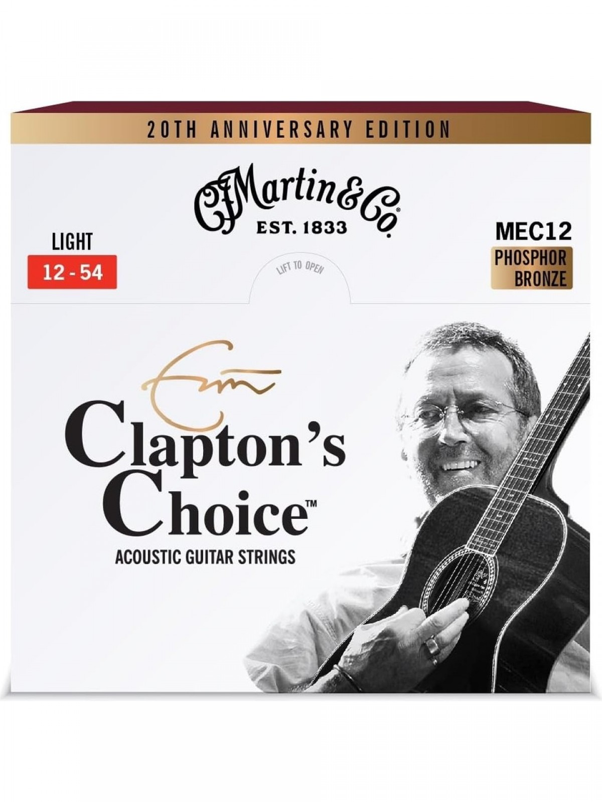 Martin MEC12LTD20 Eric Clapton's Choice Phosphor Bronze Akustik Gitar Teli (12-54) Martin MEC12LTD20 Eric Clapton's Choice Phosphor Bronze Akustik Gitar Teli (12-54)