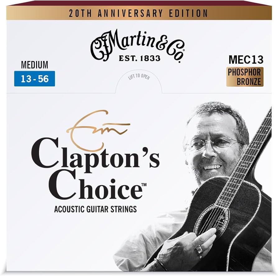 Martin MEC13LTD20 Eric Clapton's Choice Phosphor Bronze Akustik Gitar Teli (13-56) Martin MEC13LTD20 Eric Clapton's Choice Phosphor Bronze Akustik Gitar Teli (13-56)