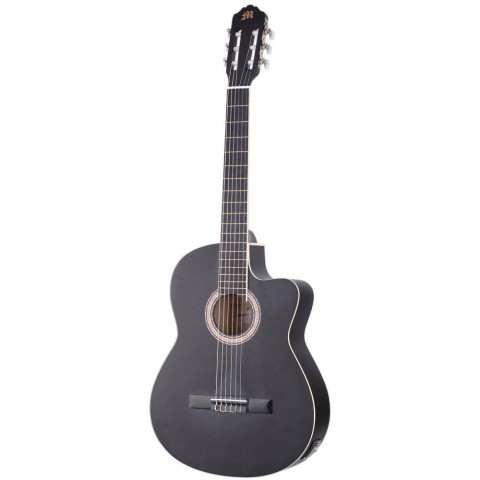Miguel Angela MA1MCE-BK Mat Cilalı Siyah Elektro Klasik Gitar Miguel Angela MA1MCE-BK Mat Cilalı Siyah Elektro Klasik Gitar
