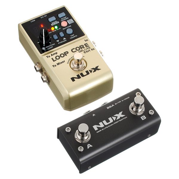 Nux Loop Core Deluxe Looper Pedalı ve Kontrol Pedalı