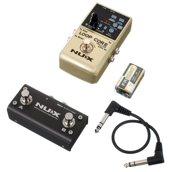 Nux Loop Core Deluxe Looper Pedalı ve Kontrol Pedalı