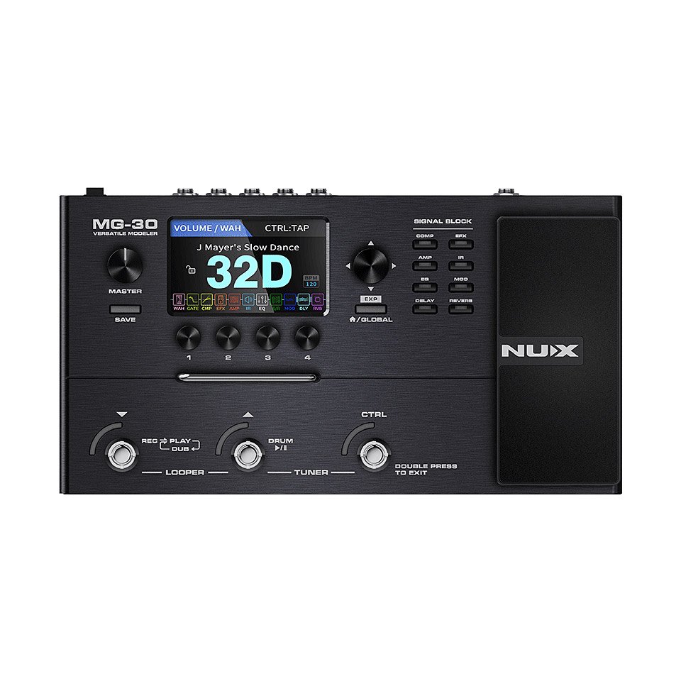 Nux MG-30 Elektro Gitar Prosesörü Nux MG-30 Elektro Gitar Prosesörü