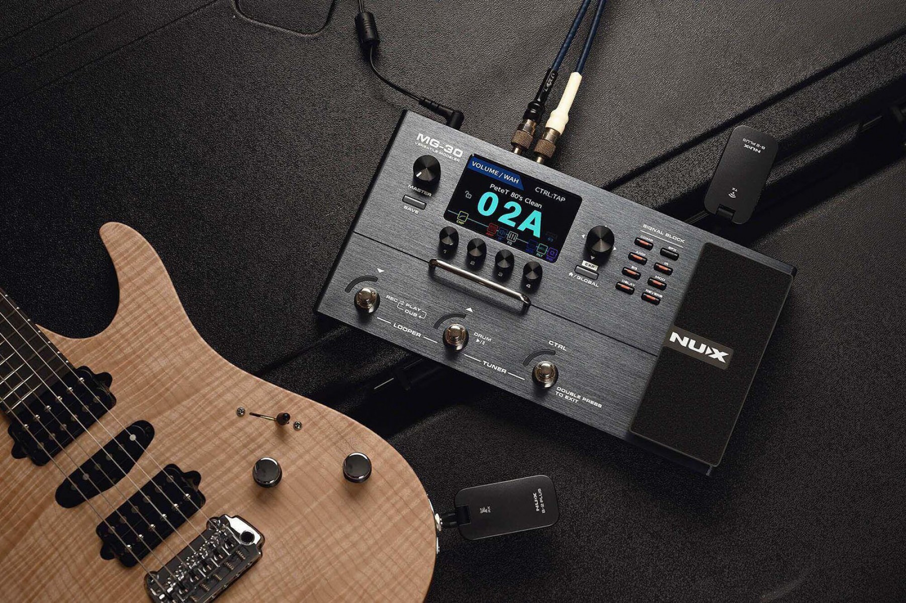 Nux MG-30 Elektro Gitar Prosesörü Nux MG-30 Elektro Gitar Prosesörü