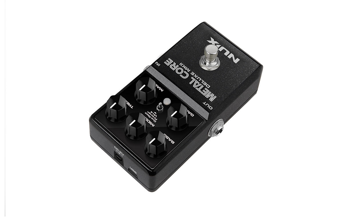 Nux Metal Core Deluxe MKII Distortion Preamp Ve 3 Mod Amfi Modellemesi Pedalı Nux Metal Core Deluxe MKII Distortion Preamp Ve 3 Mod Amfi Modellemesi Pedalı