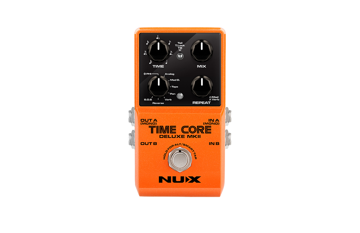 Nux Time Core Deluxe MKII Delay Pedalı Nux Time Core Deluxe MKII Delay Pedalı