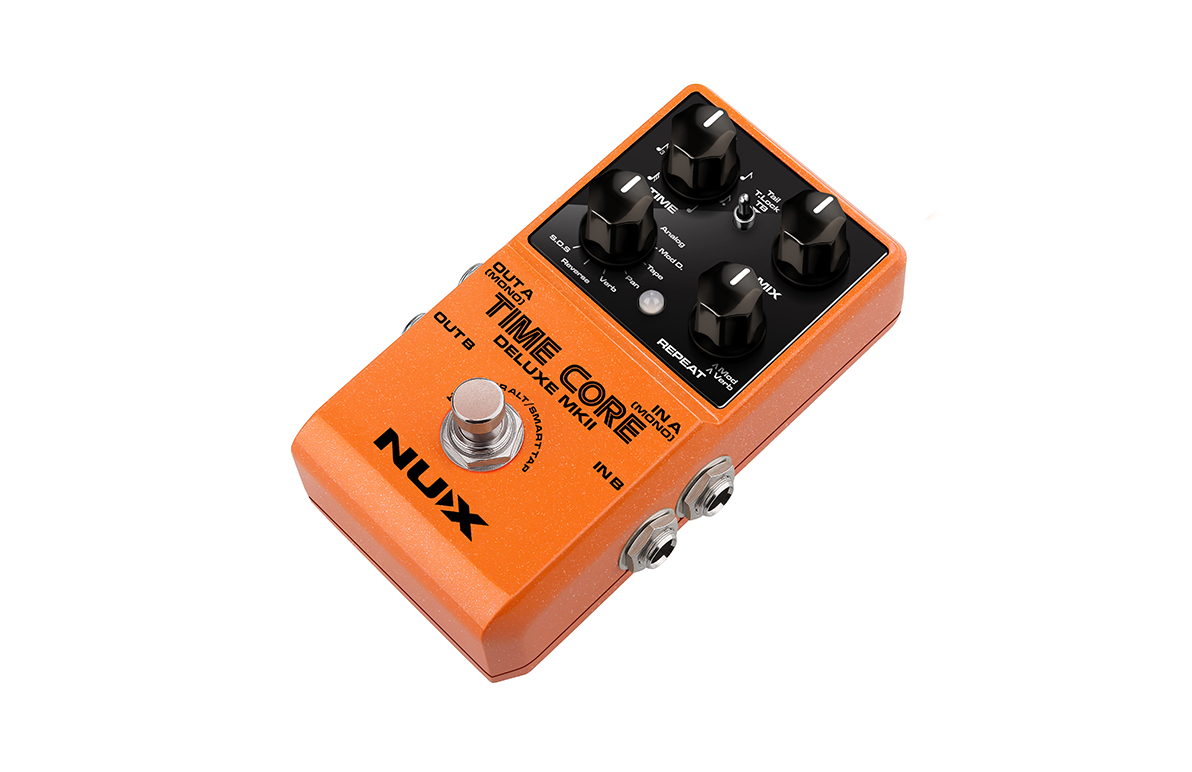 Nux Time Core Deluxe MKII Delay Pedalı Nux Time Core Deluxe MKII Delay Pedalı