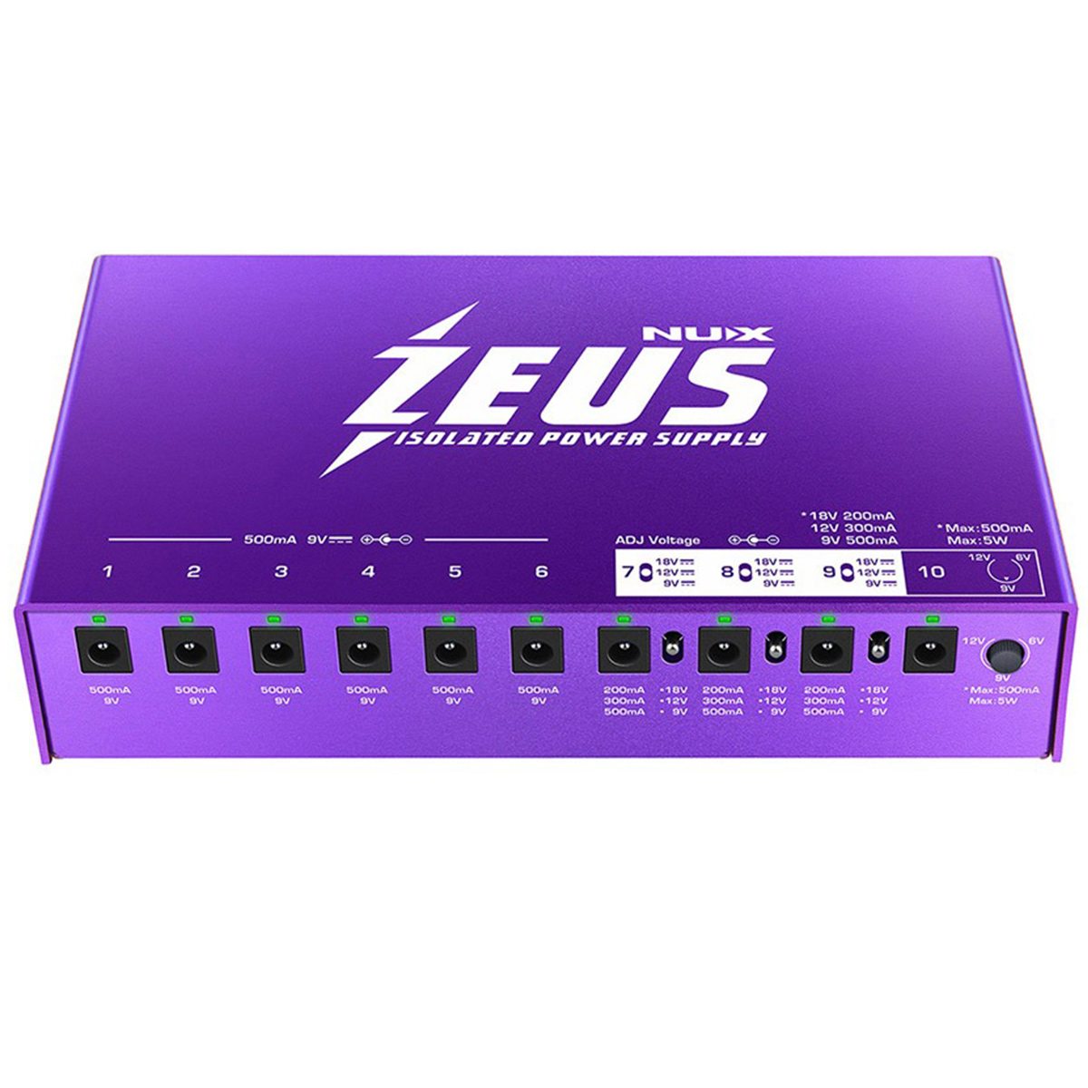 Nux ZEUS İzolasyonlu Çoklu Pedal Adaptörü