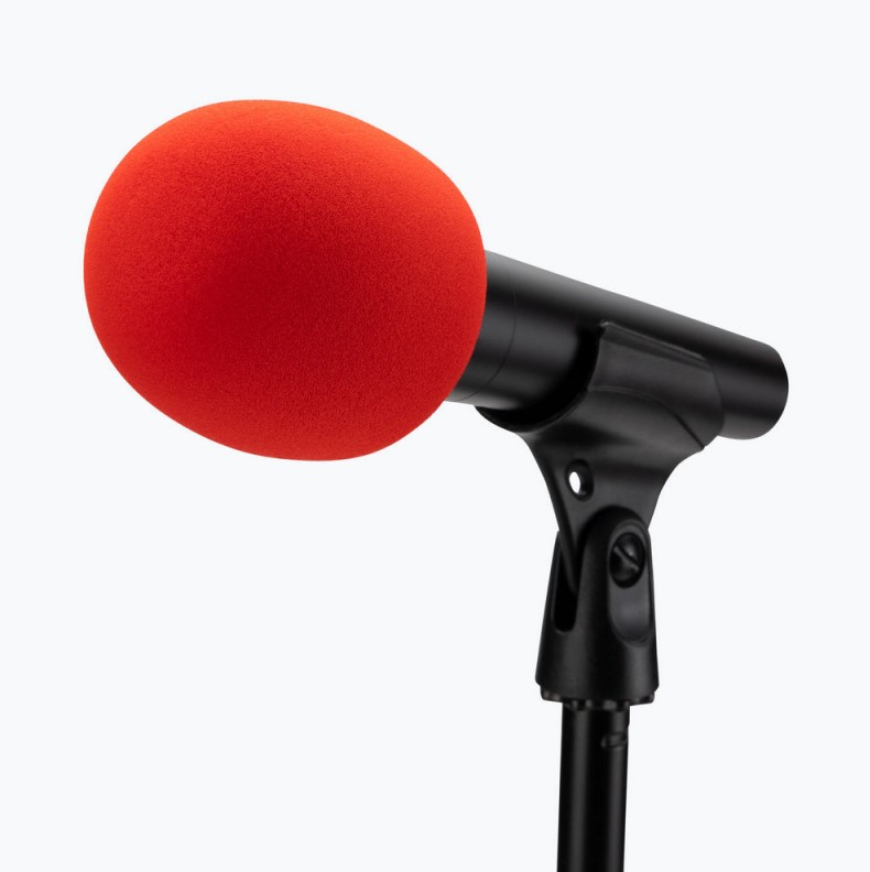 On Stage ASWS58-RD Kırmızı Mikrofon Süngeri On Stage ASWS58-RD Kırmızı Mikrofon Süngeri
