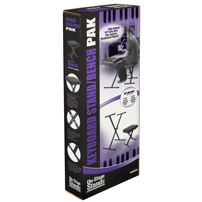On Stage KPK6500 Klavye-Org Standı Paketi On Stage KPK6500 Klavye-Org Standı Paketi