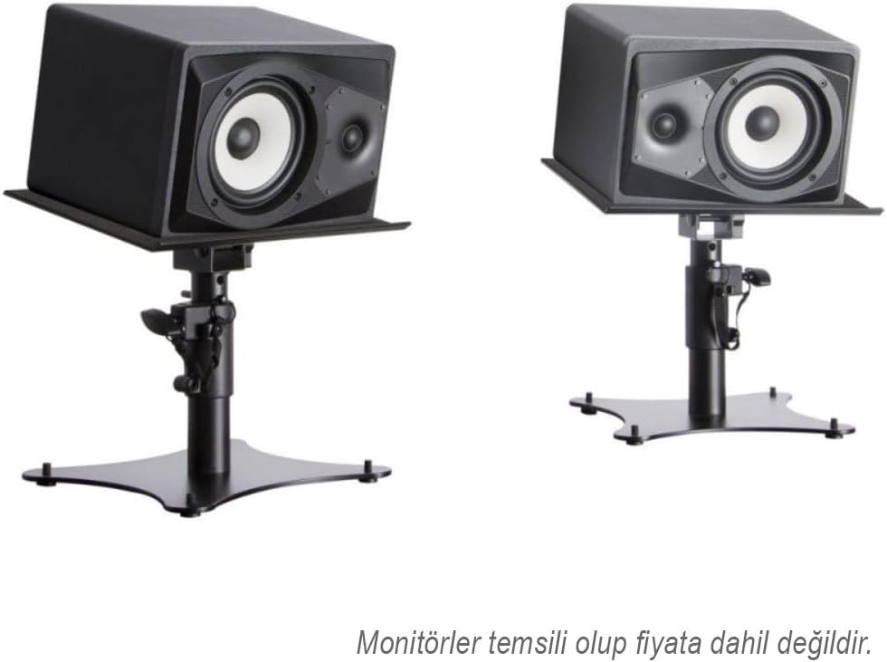 On Stage SMS4500-P Masaüstü 2 Li Stüdyo Monitörü Standı On Stage SMS4500-P Masaüstü 2 Li Stüdyo Monitörü Standı