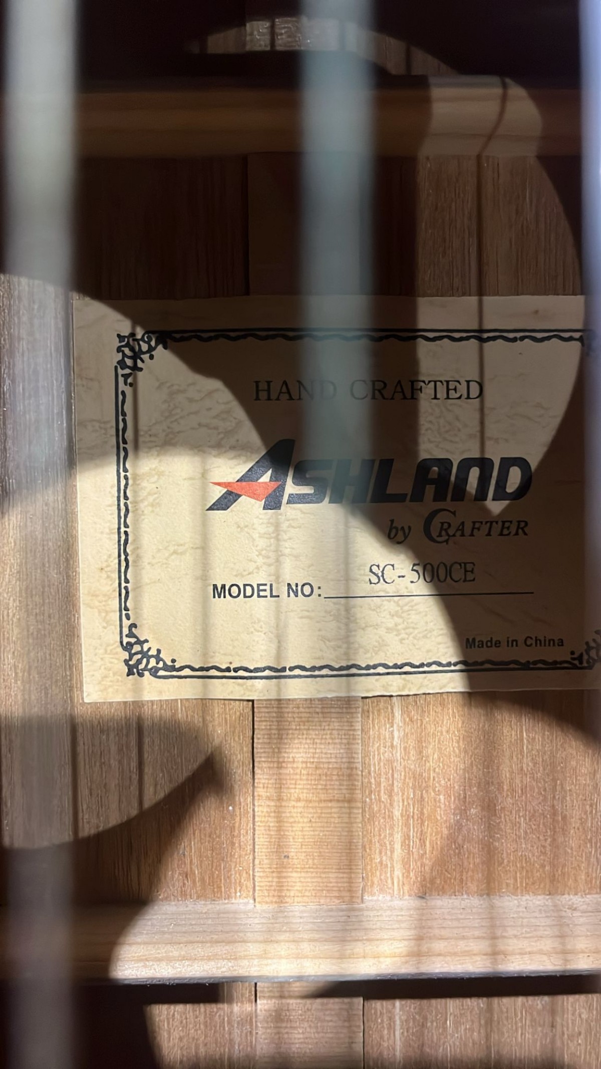 Outlet - Ashland by Crafter SC-500CE Elektro-Klasik Gitar Outlet - Ashland by Crafter SC-500CE Elektro-Klasik Gitar