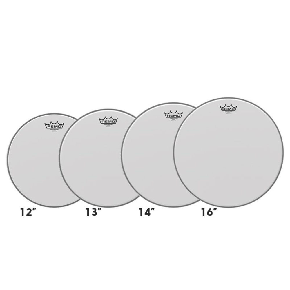 Remo ambassador outlet coated 12