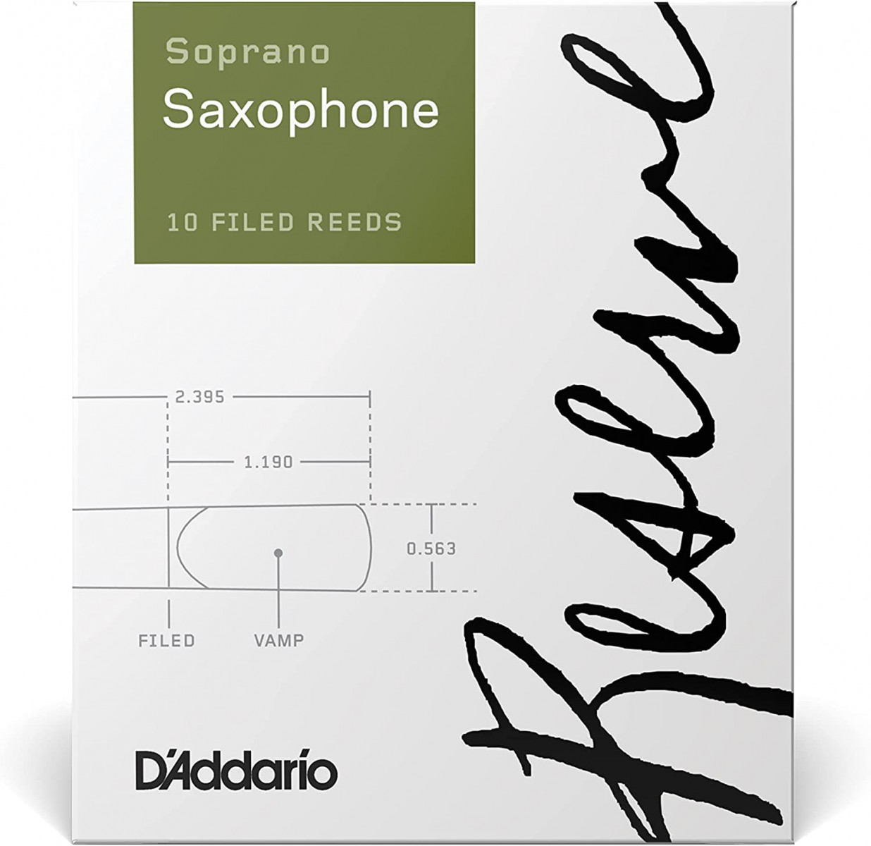 D`Addario Woodwinds Reserve DIR1020 Soprano Saksafon Kamışı No: 2