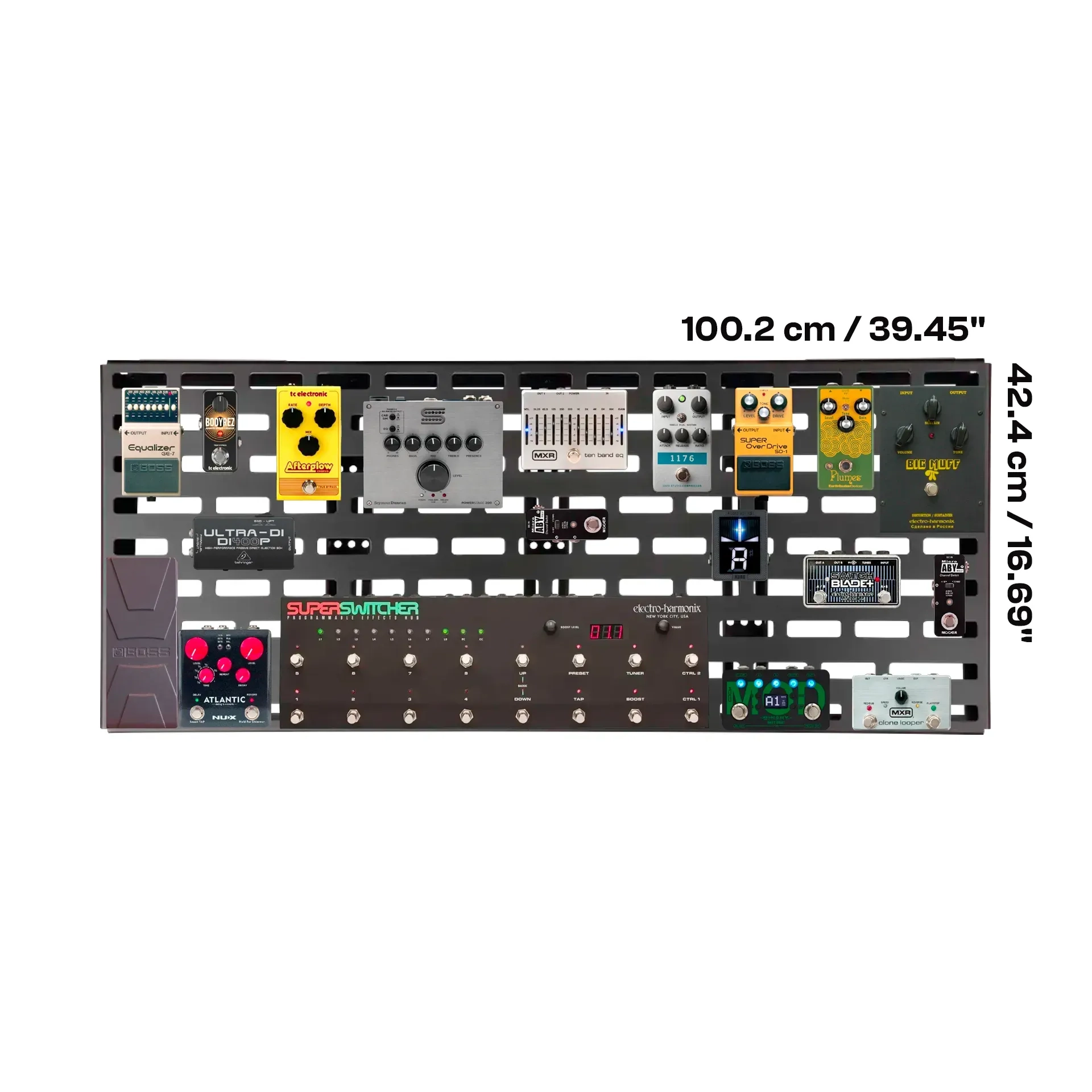 RockBoard CINQUE 5.4 Pedalboard ve Flight Case RockBoard CINQUE 5.4 Pedalboard ve Flight Case