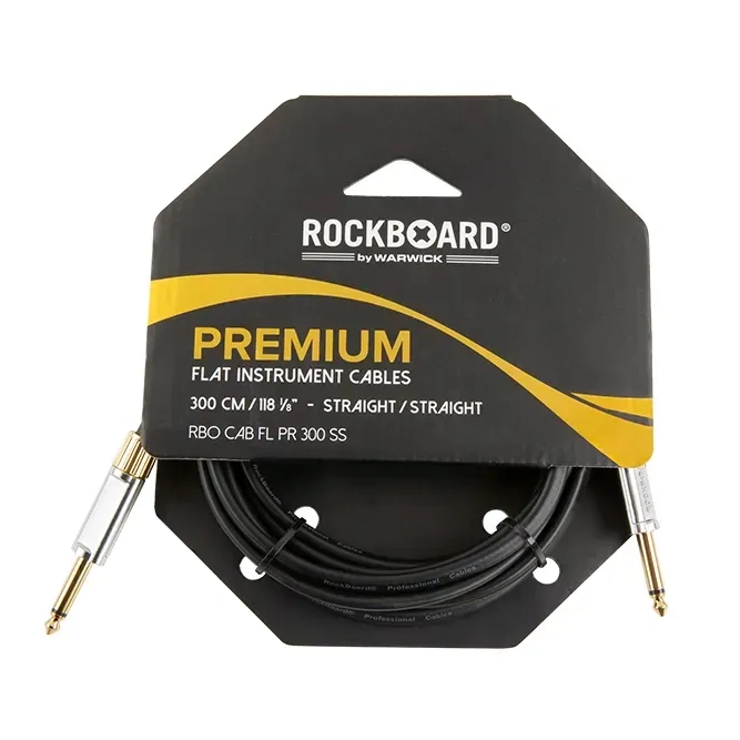 RockBoard Premium Flat Enstrüman Kablosu 3 Metre RockBoard Premium Flat Enstrüman Kablosu 3 Metre