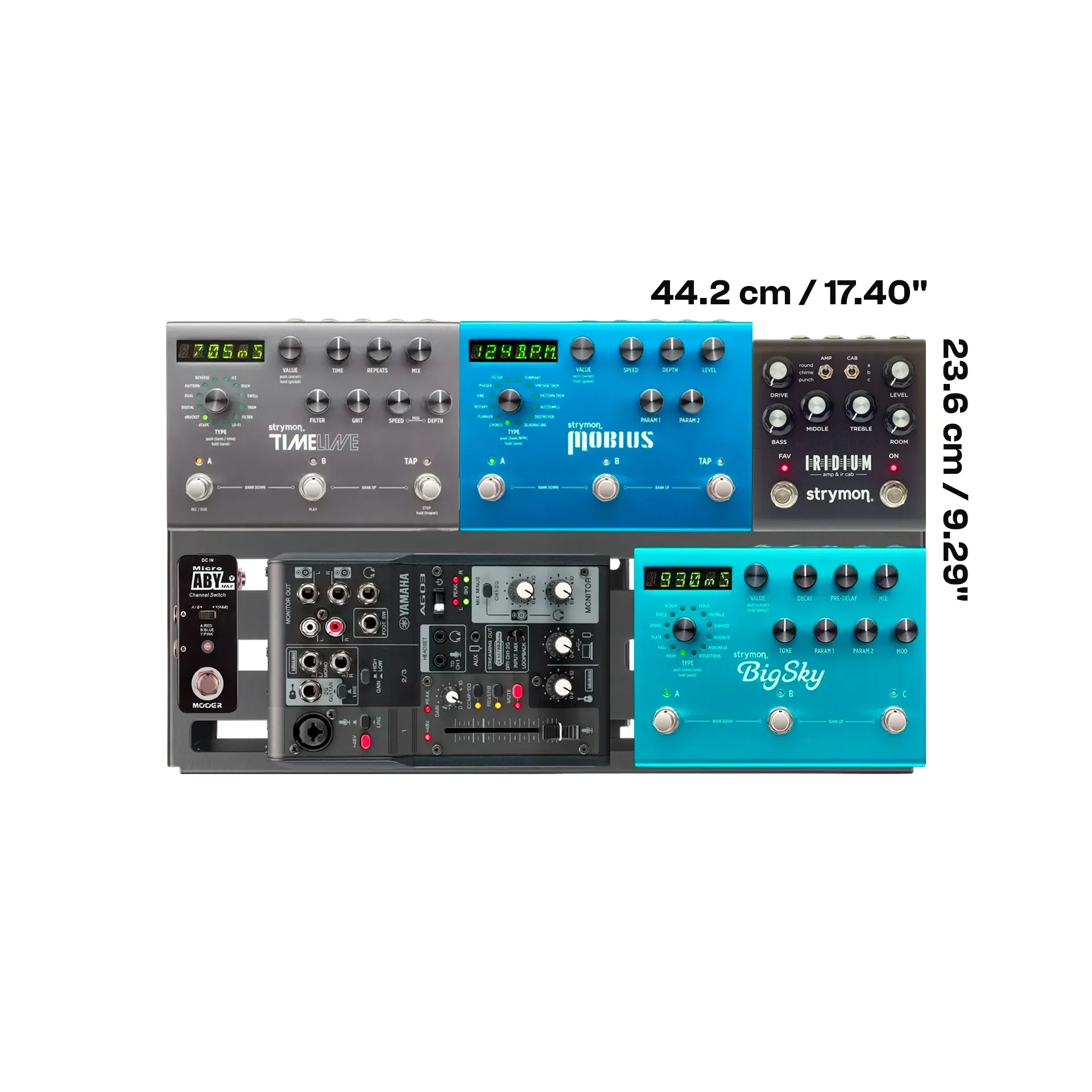 RockBoard TRES 3.0 Pedalboard ve Flight Case RockBoard TRES 3.0 Pedalboard ve Flight Case