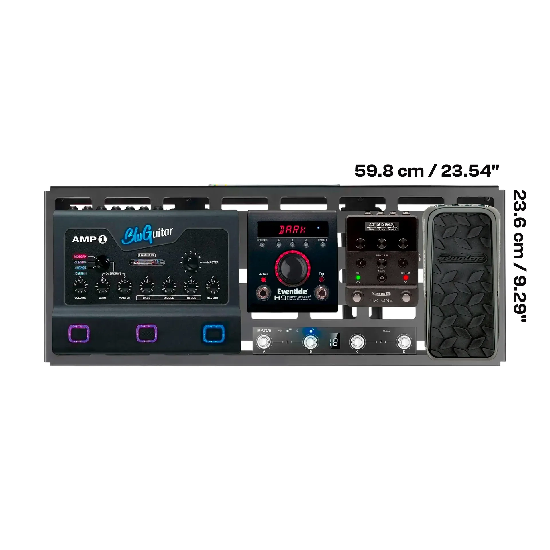 RockBoard TRES 3.2 Pedalboard ve Flight Case RockBoard TRES 3.2 Pedalboard ve Flight Case