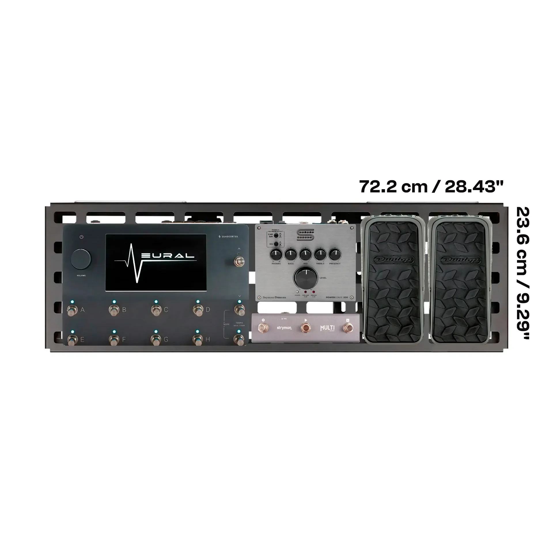 RockBoard TRES 3.3 Pedalboard ve Flight Case RockBoard TRES 3.3 Pedalboard ve Flight Case