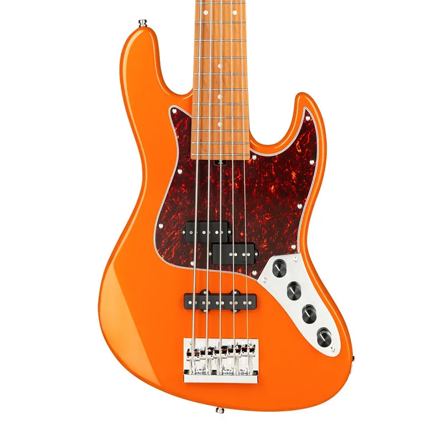 Sadowsky MetroExpress Hybrid P/J 21 Perde 5 Telli Bas Gitar – Candy Apple Orange Metallic High Polish Sadowsky MetroExpress Hybrid P/J 21 Perde 5 Telli Bas Gitar – Candy Apple Orange Metallic High Polish