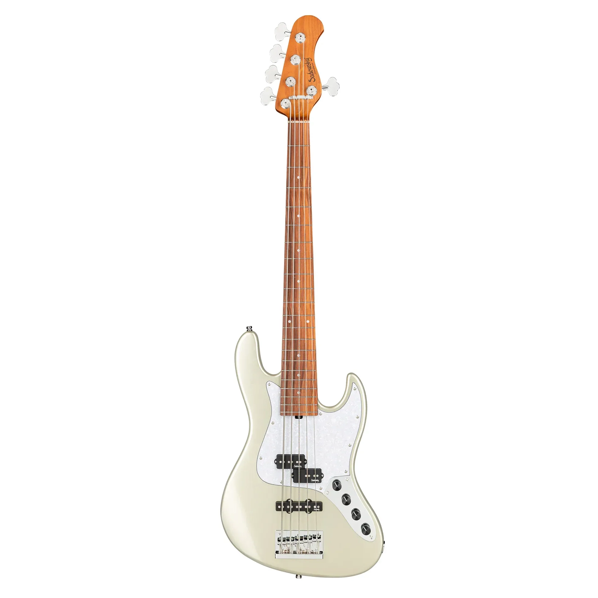 Sadowsky MetroExpress Hybrid P/J 21 Perde 5 Telli Bas Gitar – Champagne Metallic High Polish Sadowsky MetroExpress Hybrid P/J 21 Perde 5 Telli Bas Gitar – Champagne Metallic High Polish