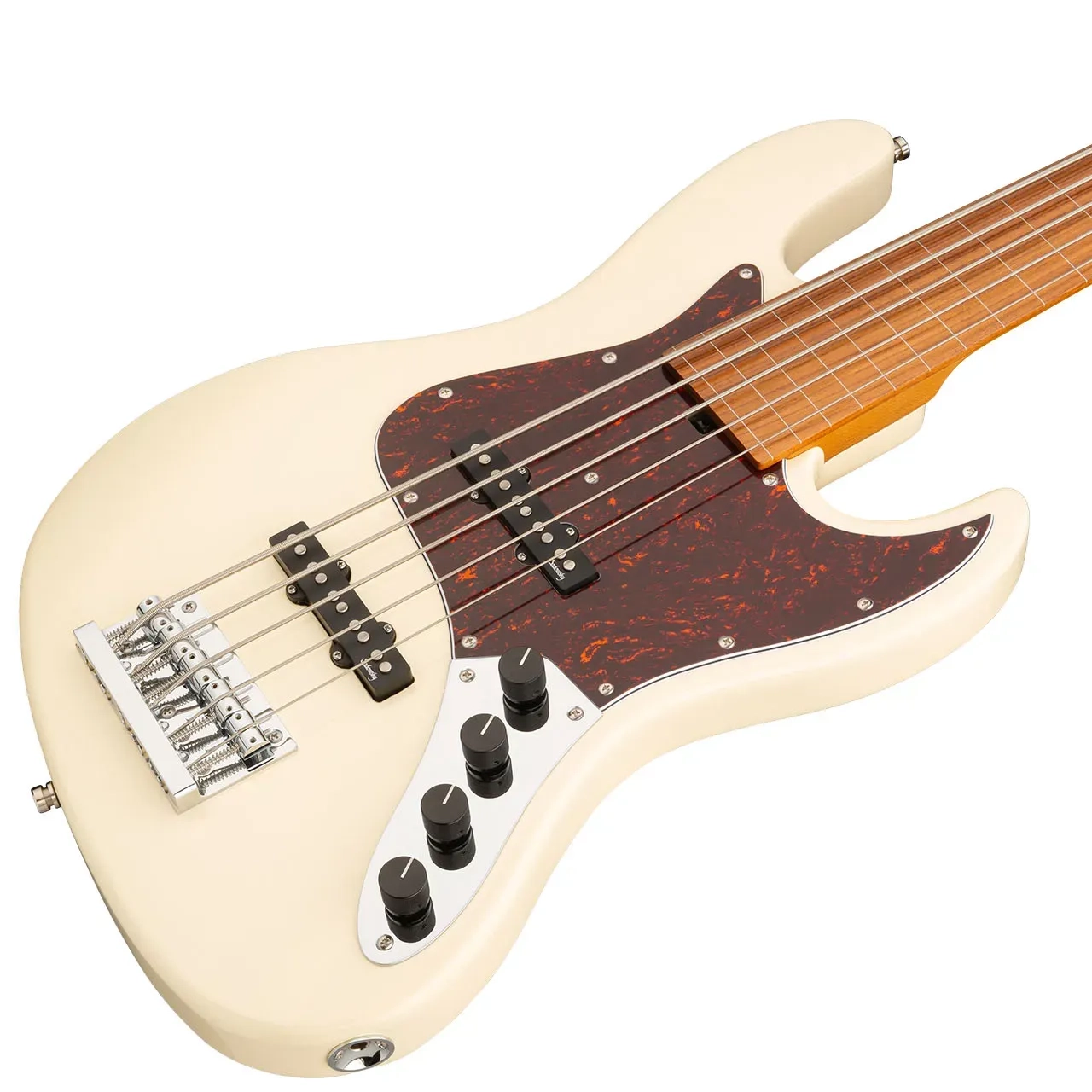 Sadowsky MetroExpress Vintage J/J Perdesiz 5 Telli Bas Gitar – Olympic White High Polish Sadowsky MetroExpress Vintage J/J Perdesiz 5 Telli Bas Gitar – Olympic White High Polish
