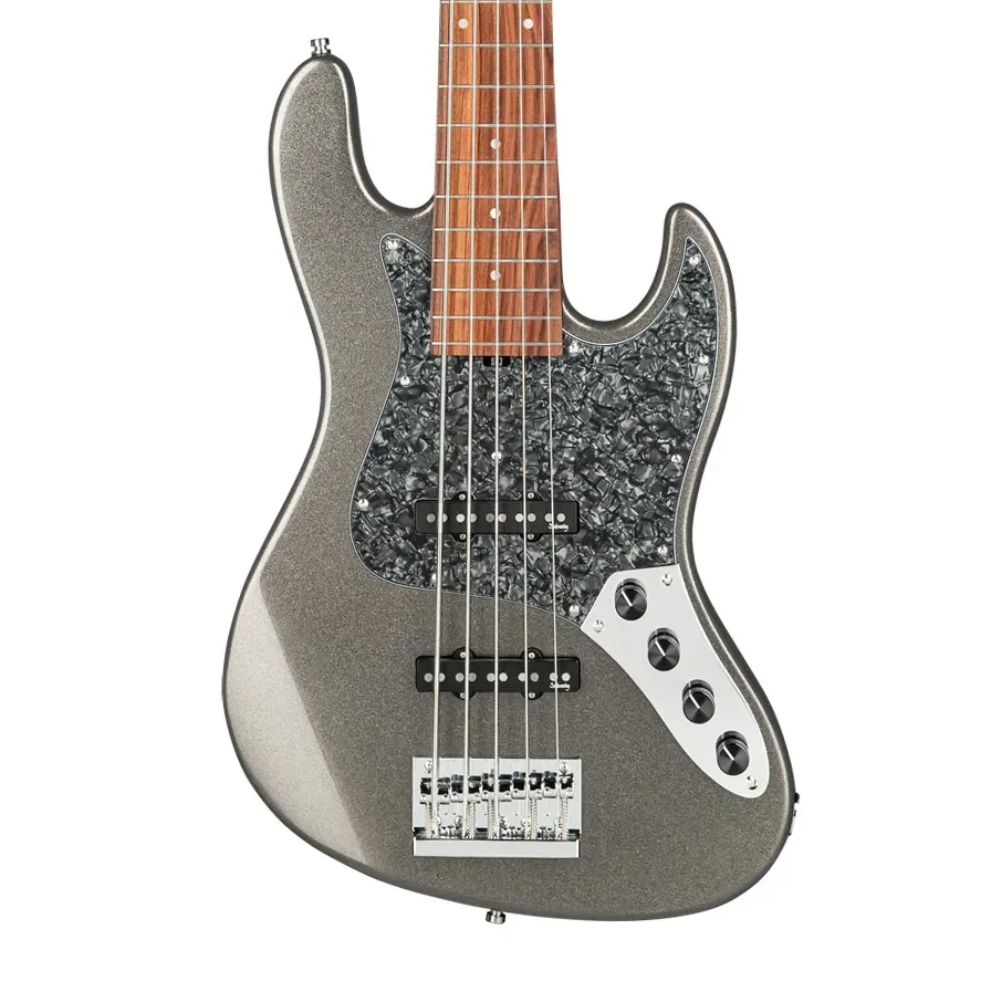 Sadowsky MetroExpress Vintage J/J 21 Perde 5 Telli Bas Gitar – Silver Metallic High Polish