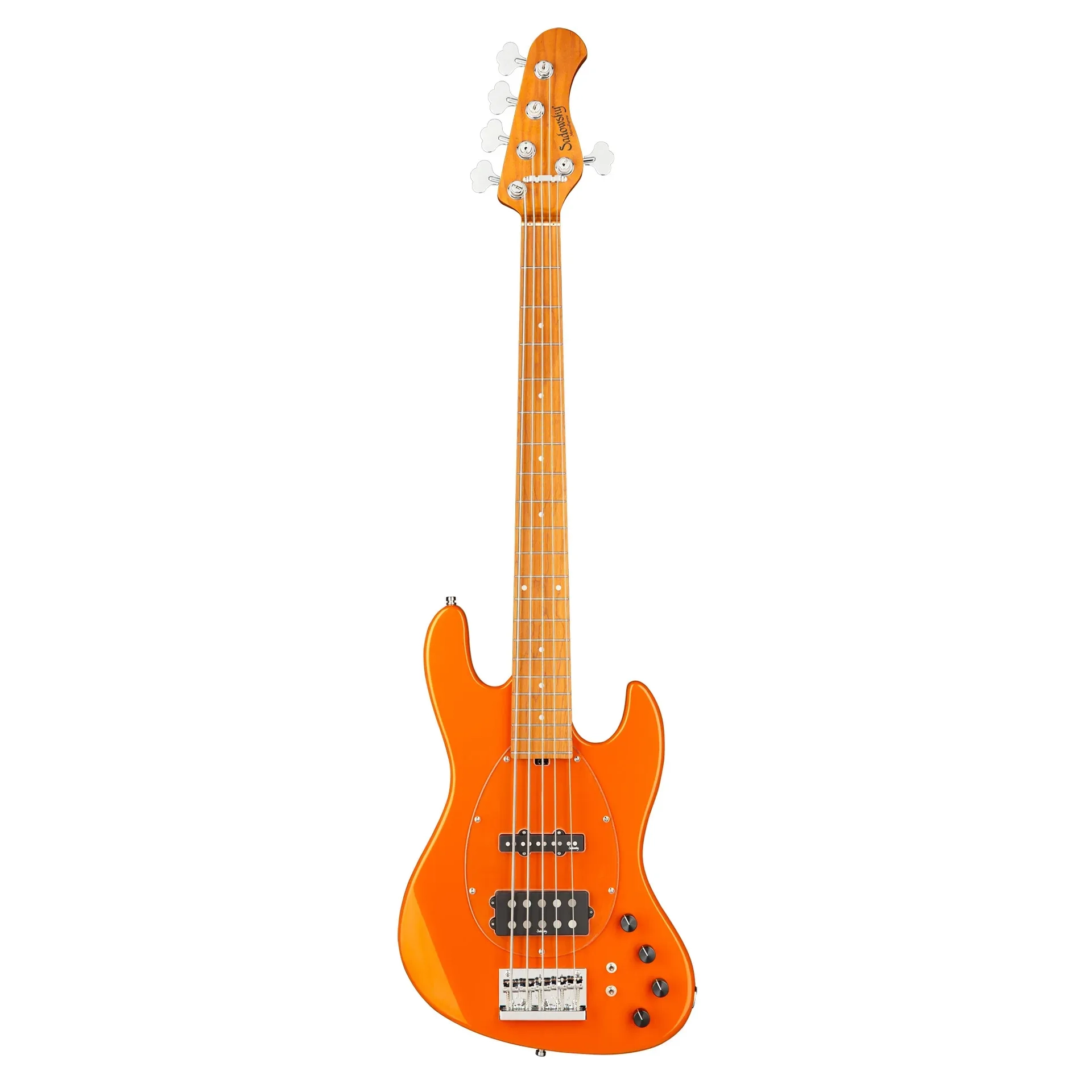Sadowsky MetroExpress Vintage M/J 21 Perde 5 Telli Bas Gitar – Candy Apple Orange Metallic High Polish Sadowsky MetroExpress Vintage M/J 21 Perde 5 Telli Bas Gitar – Candy Apple Orange Metallic High Polish