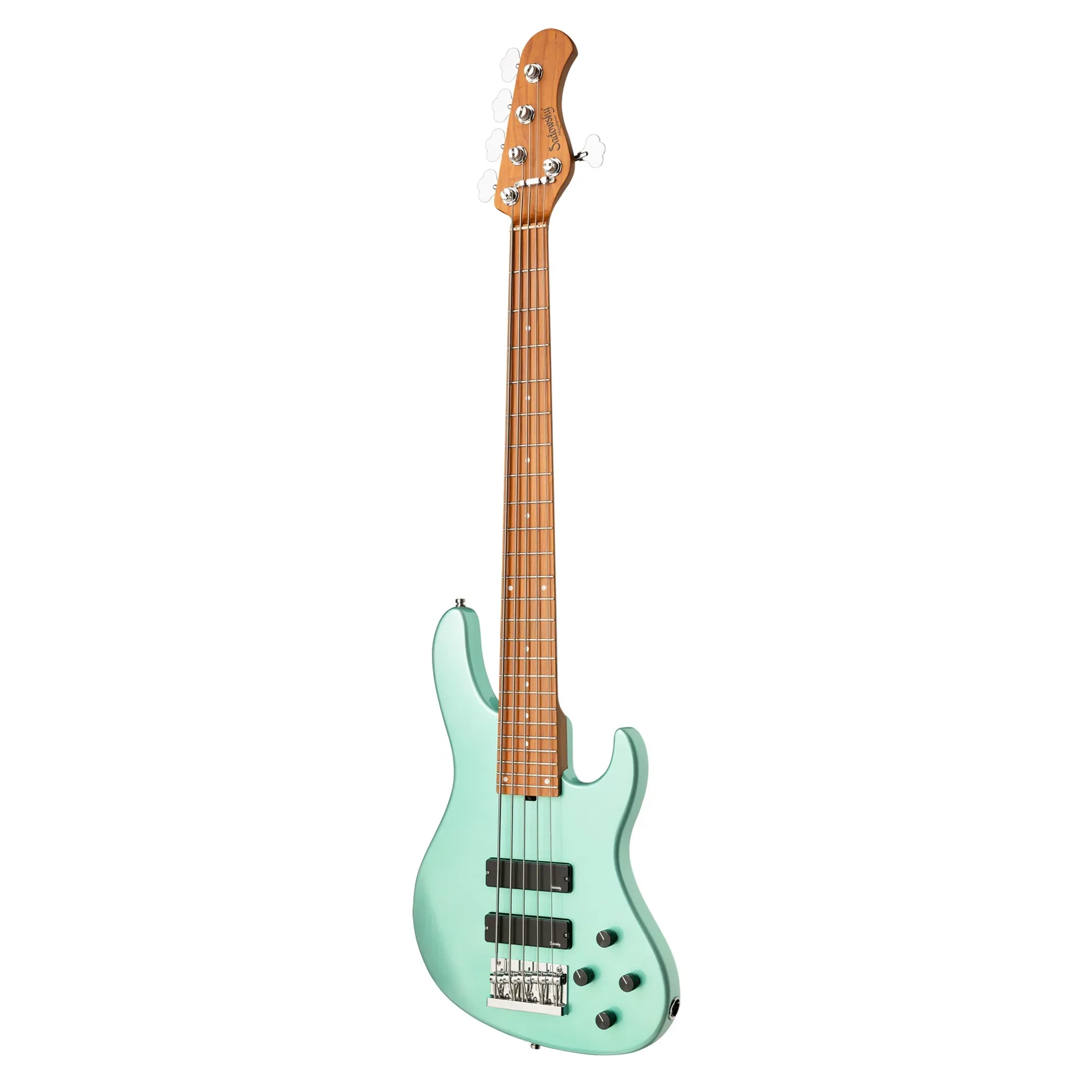 Sadowsky MetroExpress Modern 24 Perde 5 Telli Bas Gitar – Sage Green Metallic High Polish Sadowsky MetroExpress Modern 24 Perde 5 Telli Bas Gitar – Sage Green Metallic High Polish