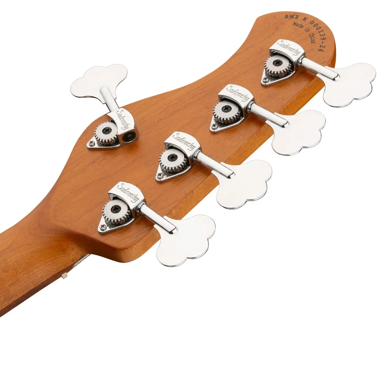 Sadowsky MetroExpress Modern 24 Perde 5 Telli Bas Gitar – Silver Metallic High Polish