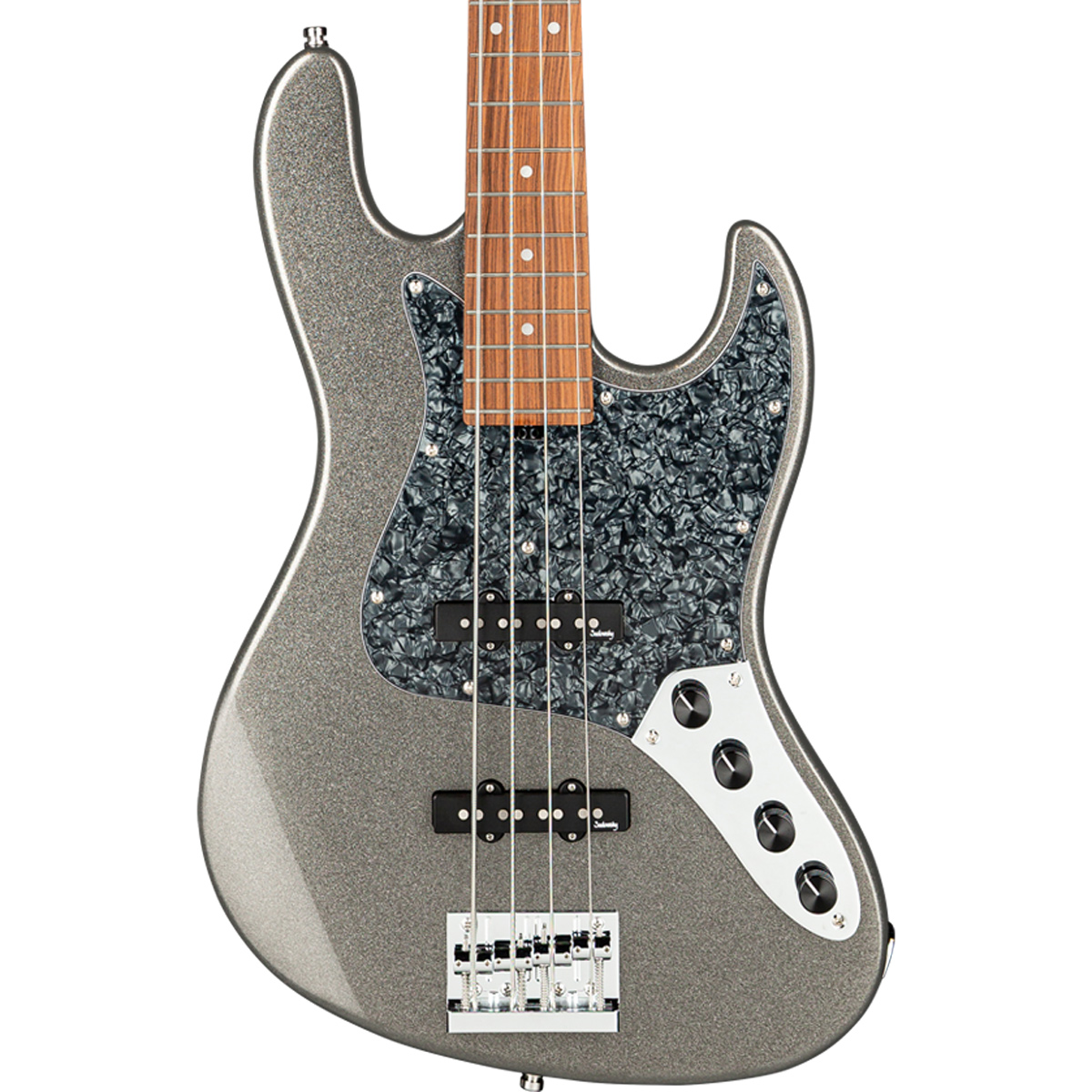 Sadowsky MetroExpress Vintage J/J Solid Silver Sparkle Metallic High Polish 4 Telli Bas Gitar