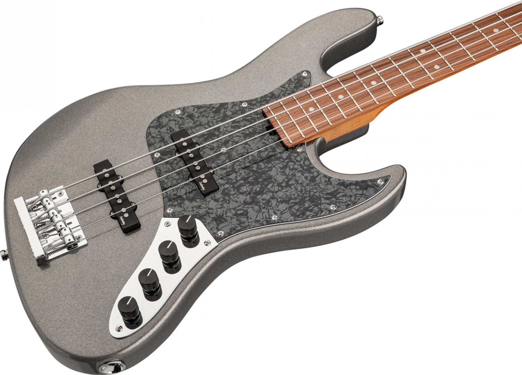 Sadowsky MetroExpress Vintage J/J Solid Silver Sparkle Metallic High Polish 4 Telli Bas Gitar Sadowsky MetroExpress Vintage J/J Solid Silver Sparkle Metallic High Polish 4 Telli Bas Gitar