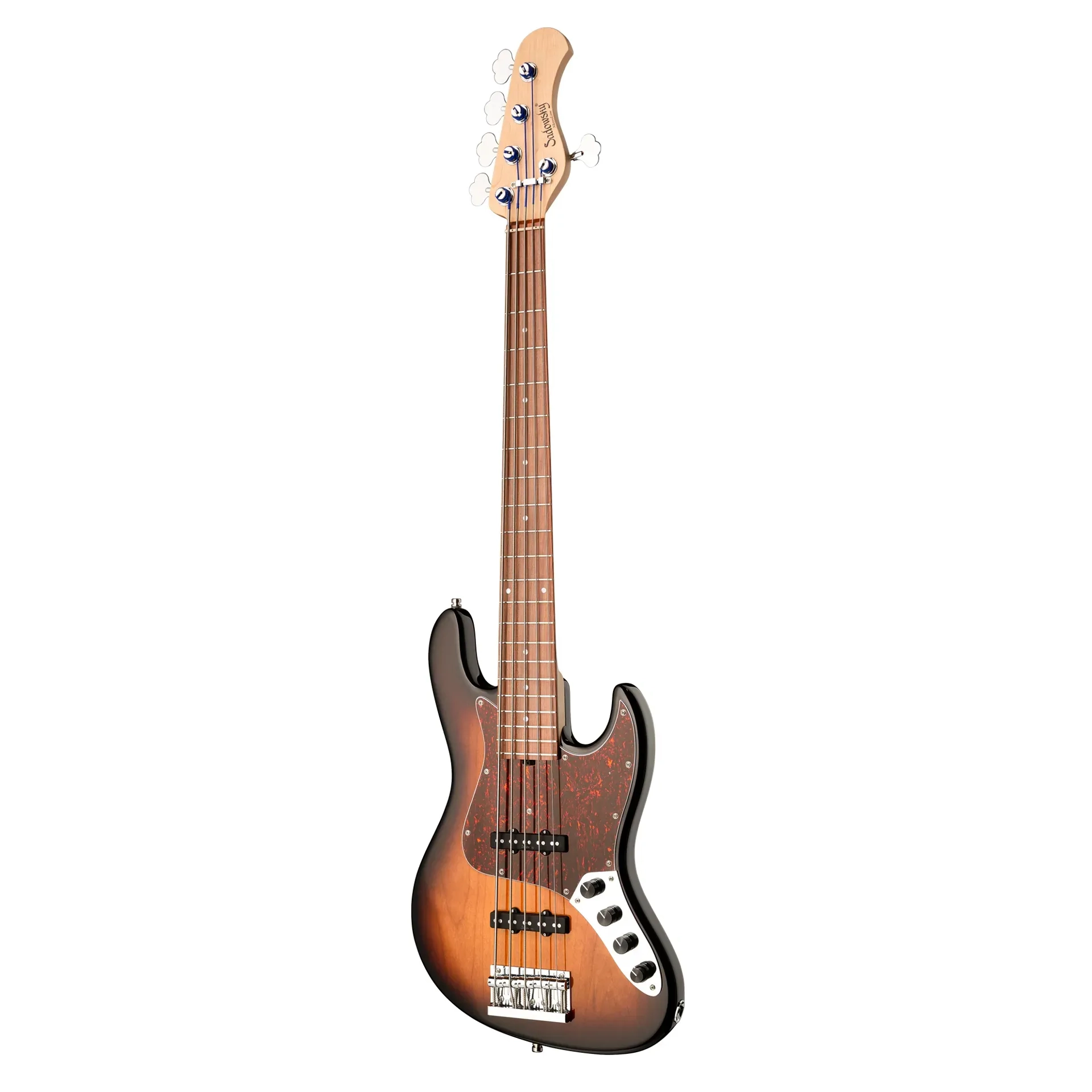 Sadowsky MetroLine 21 Perde Vintage J/J 5 Telli Bas Gitar - 59 Burst Transparent High Polish