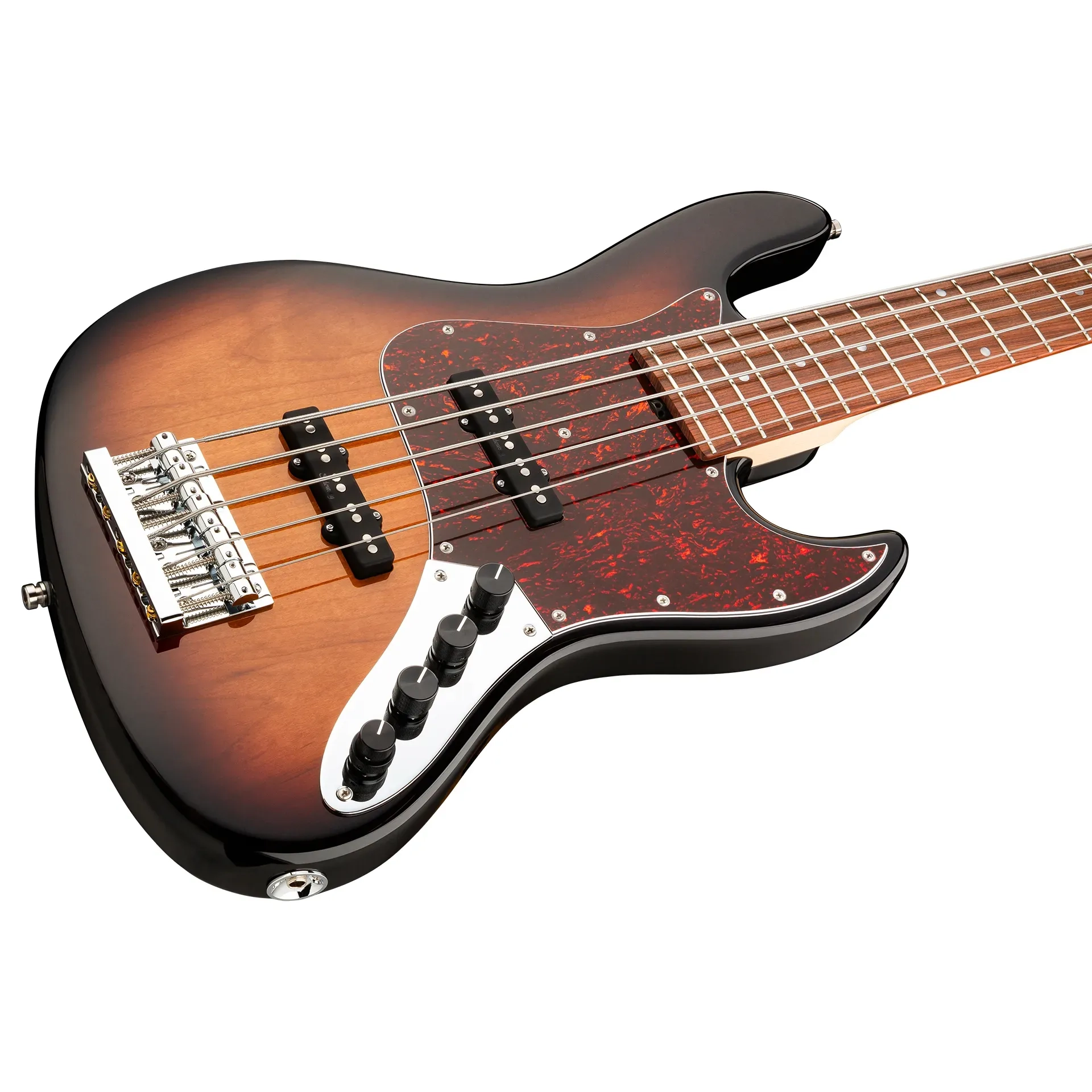 Sadowsky MetroLine 21 Perde Vintage J/J 5 Telli Bas Gitar - 59 Burst Transparent High Polish