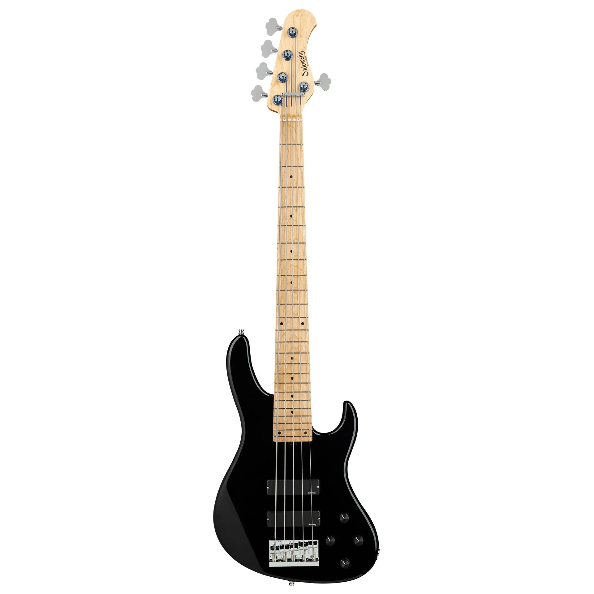 Sadowsky MetroLine 24 Perde Modern 5 Telli Bas Gitar - Solid Black High Polish Sadowsky MetroLine 24 Perde Modern 5 Telli Bas Gitar - Solid Black High Polish
